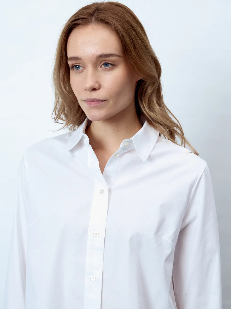 MARLENE - Langarm Damenbluse,gewebt